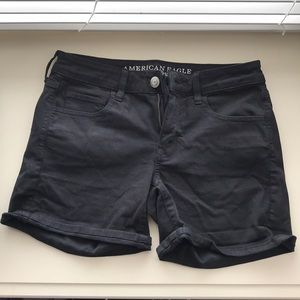 Black Jean American Eagle Shorts